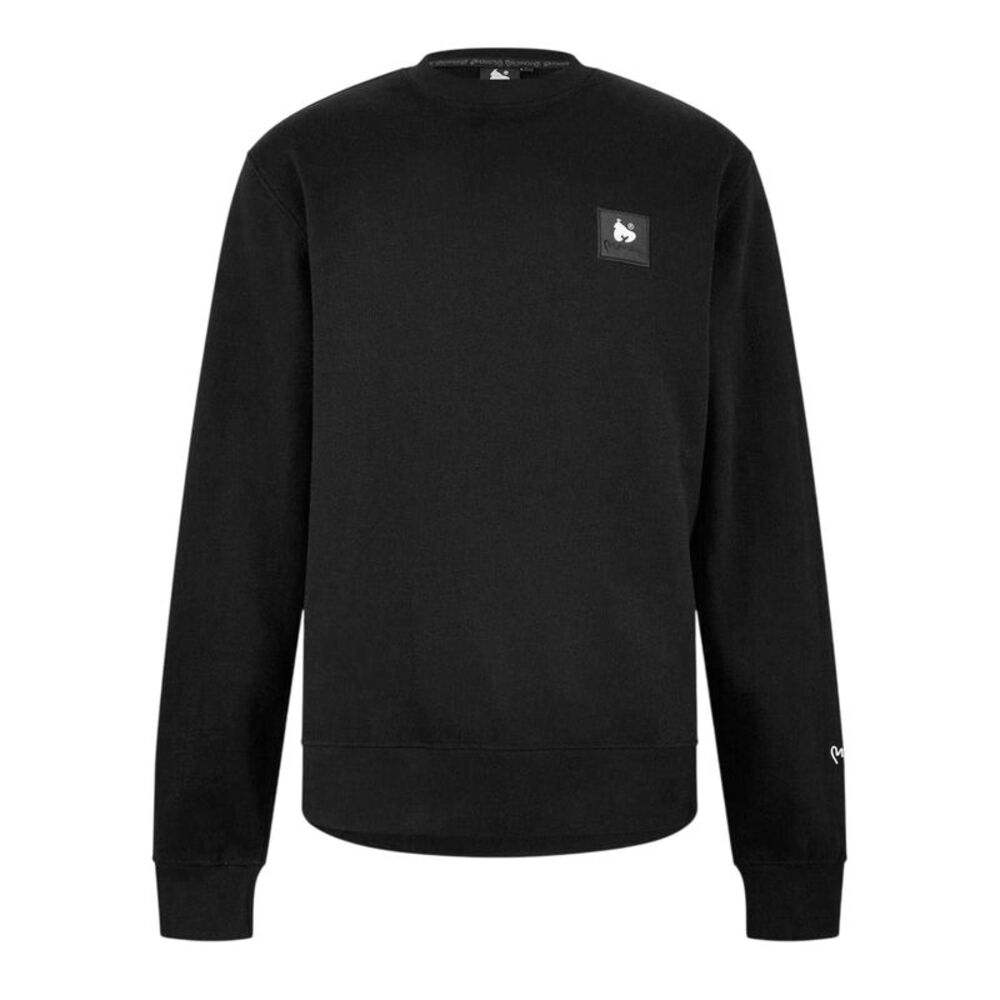 Money Mens Combo Patch Crew Neck Sweatshirt / Black